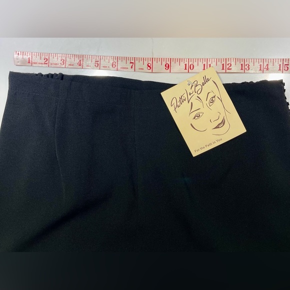 NEW PATTI LABELLE Dress pants, embellished side, Black, Size 12 - Picture 2 of 7